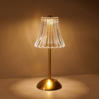 Akku-Tischlampe Retro-Design mit Touch-Dimmer