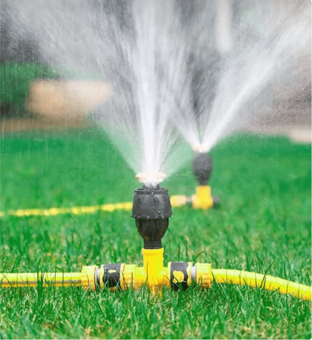 Rotating Garden Sprinkler – Even Watering, Less Effort (Set of 4)