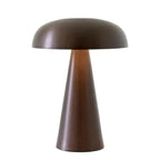Kabellose Tischlampe Pilzform mit LED