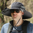 Solar-Kühlhut mit integriertem Ventilator und UV-Schutz