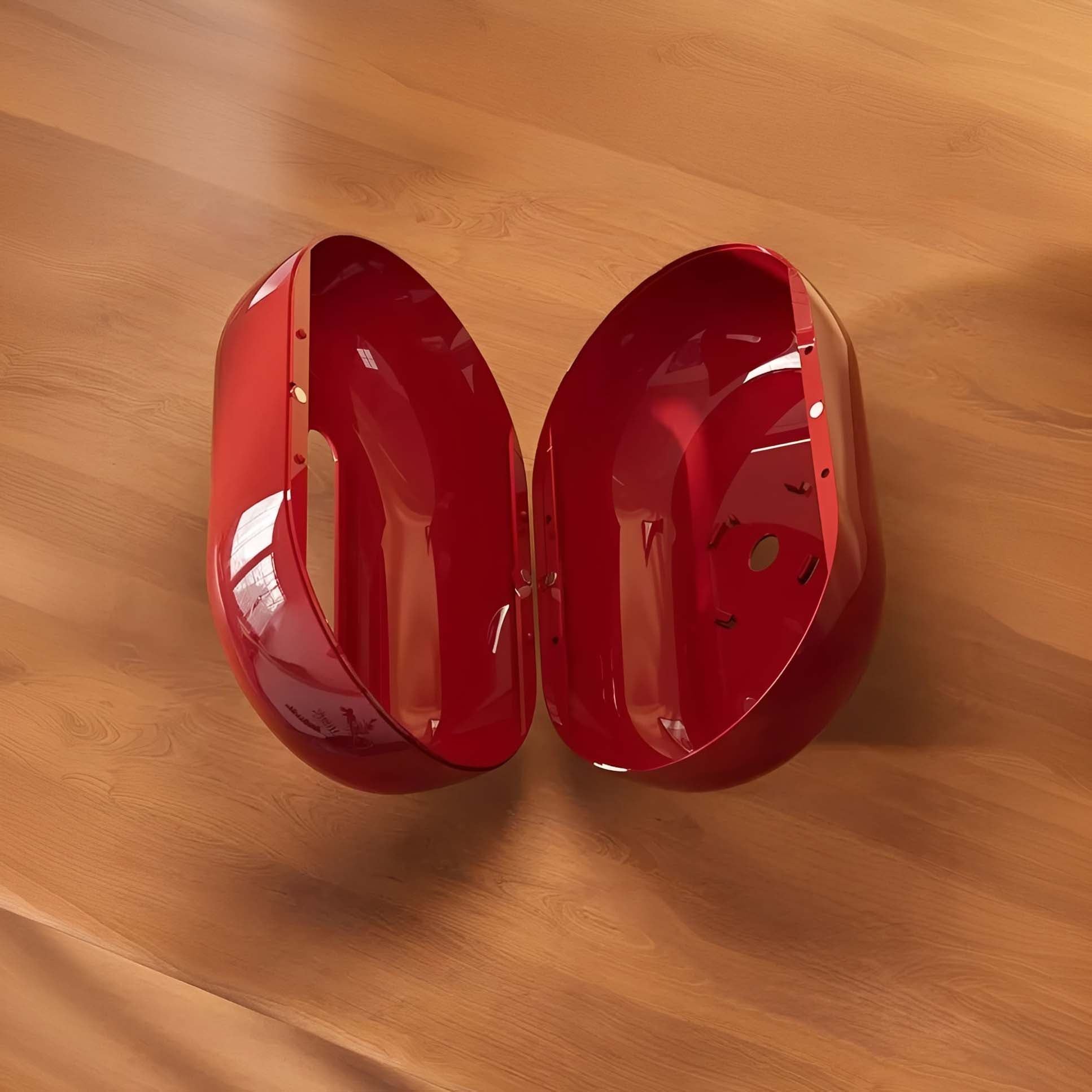Ceramic Tissue Holder Pebble Shape with Glossy Surface
