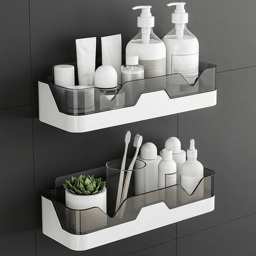 Bathroom Wall Shelf Without Drilling – Elegant Storage