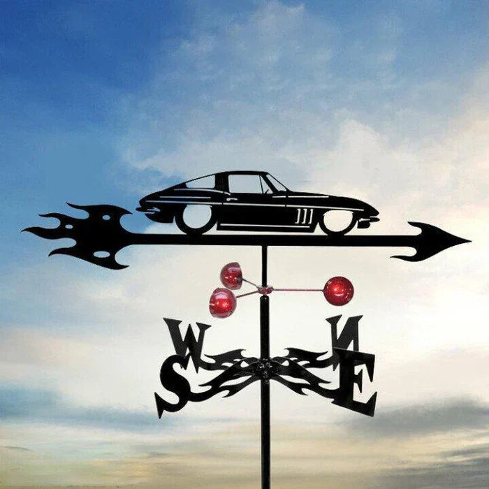 Witch Wind Vane – Decorative Garden Accessory with Wind Direction Indicator