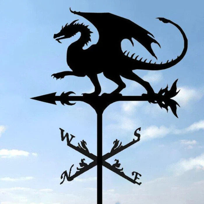 Witch Wind Vane – Decorative Garden Accessory with Wind Direction Indicator