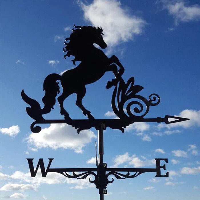 Witch Wind Vane – Decorative Garden Accessory with Wind Direction Indicator
