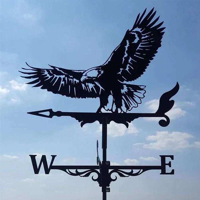 Witch Wind Vane – Decorative Garden Accessory with Wind Direction Indicator