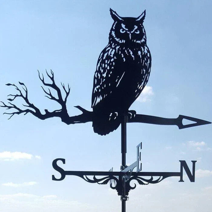 Witch Wind Vane – Decorative Garden Accessory with Wind Direction Indicator