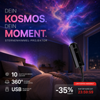 LED star projector with 10 projection inserts