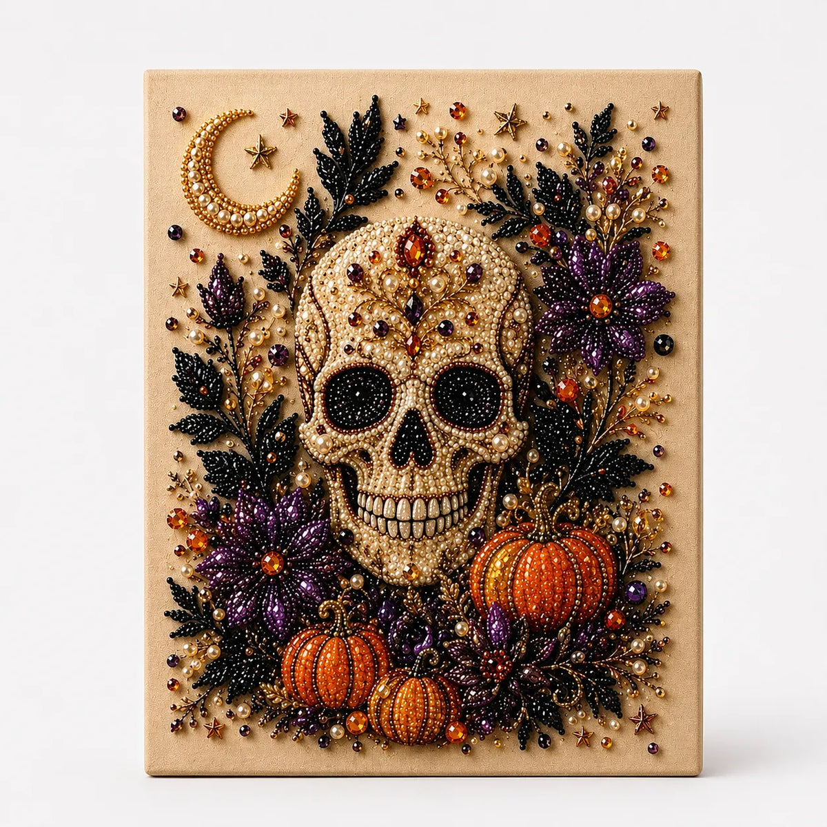 Perlen-Bastelset Halloween mit Motiv nach Wahl
