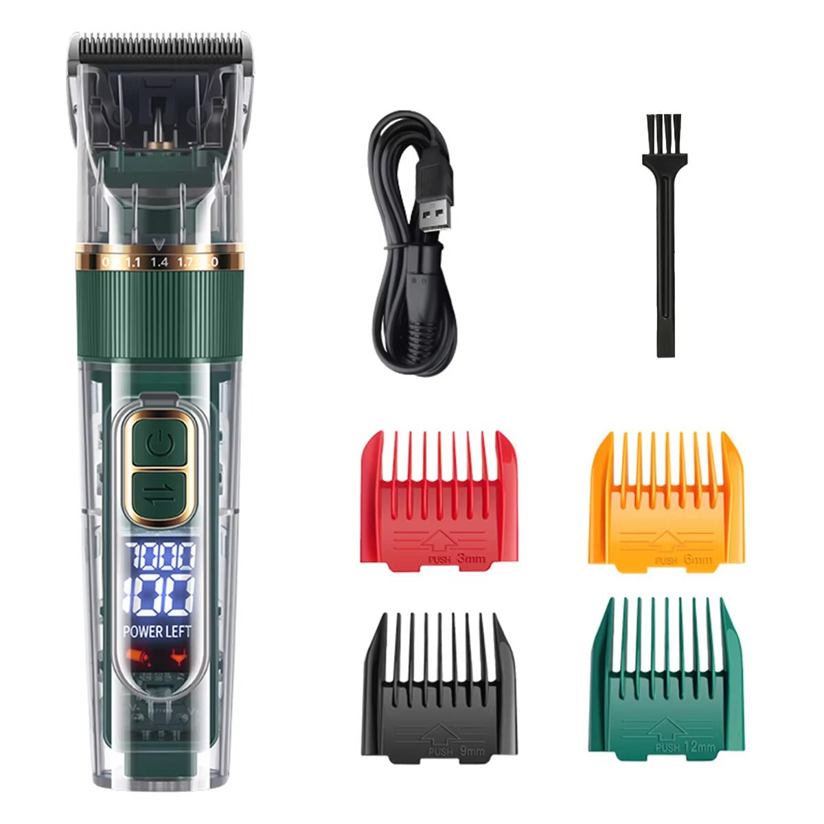 Kabelloser Tiertrimmer mit Titan-Keramik-Klinge