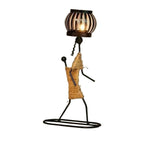 Kerzenständer Metall Figur Vintage-Design