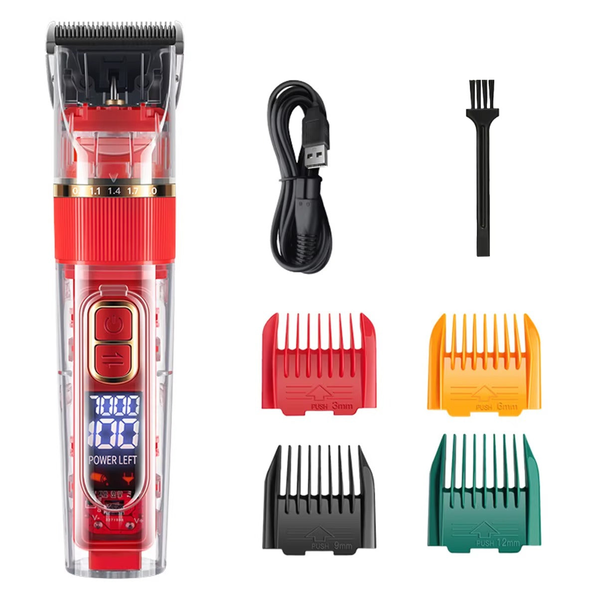 Kabelloser Tiertrimmer mit Titan-Keramik-Klinge