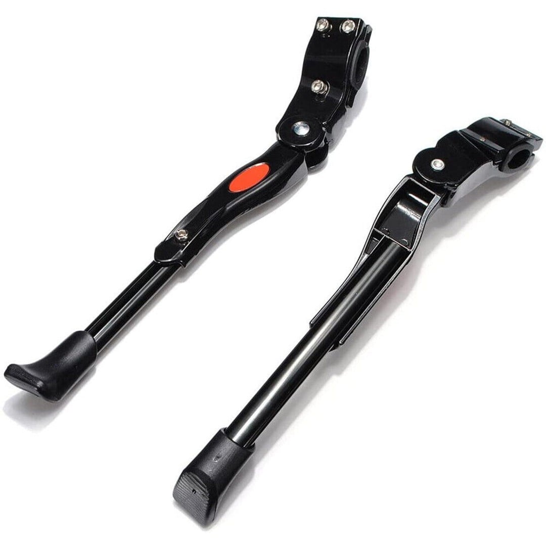 Height-adjustable bicycle stand 32.7–37.8 cm, aluminum, frame-mounted