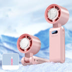 Handventilator mit Halbleiter-Kühlung und LED-Anzeige