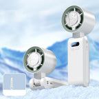 Handventilator mit Halbleiter-Kühlung und LED-Anzeige