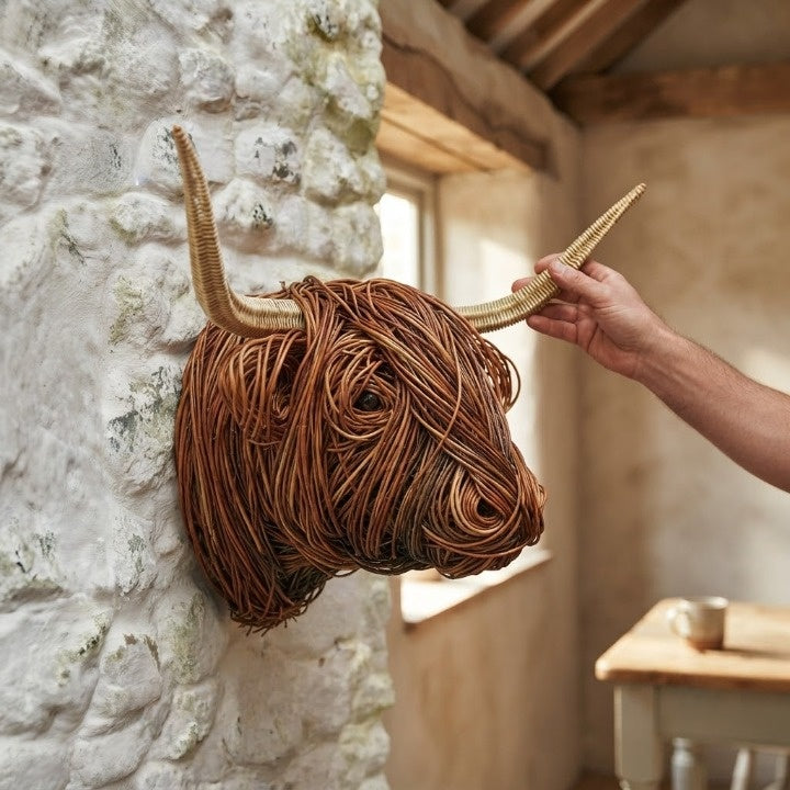 Handcrafted Cow Head