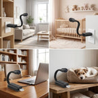 Mini surveillance camera with swivel arm – Wi-Fi and AI detection
