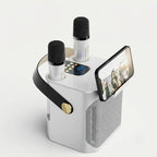 Bluetooth Karaoke-Lautsprecher mit Dual-Mikrofon-System