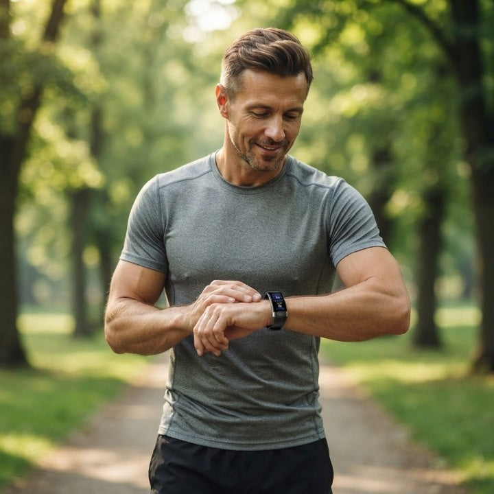 Smartwatch mit EKG, Herzfrequenz und Blutdruckmessung