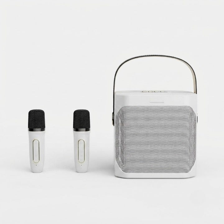 Bluetooth Karaoke-Lautsprecher mit Dual-Mikrofon-System