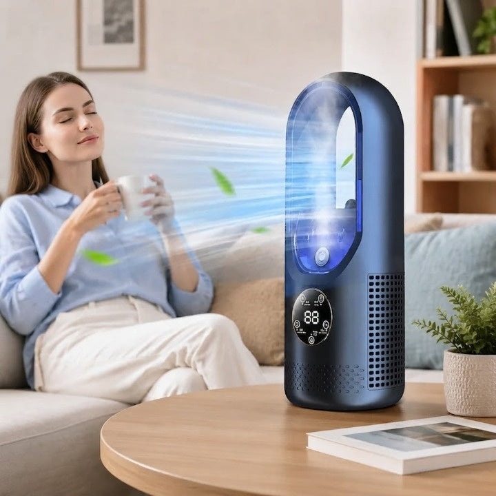 Tragbare Mini-Klimaanlage – Geräuscharme Kühlung für Zuhause & Büro