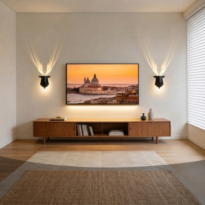 Deer wall lamp with dimming function and remote control