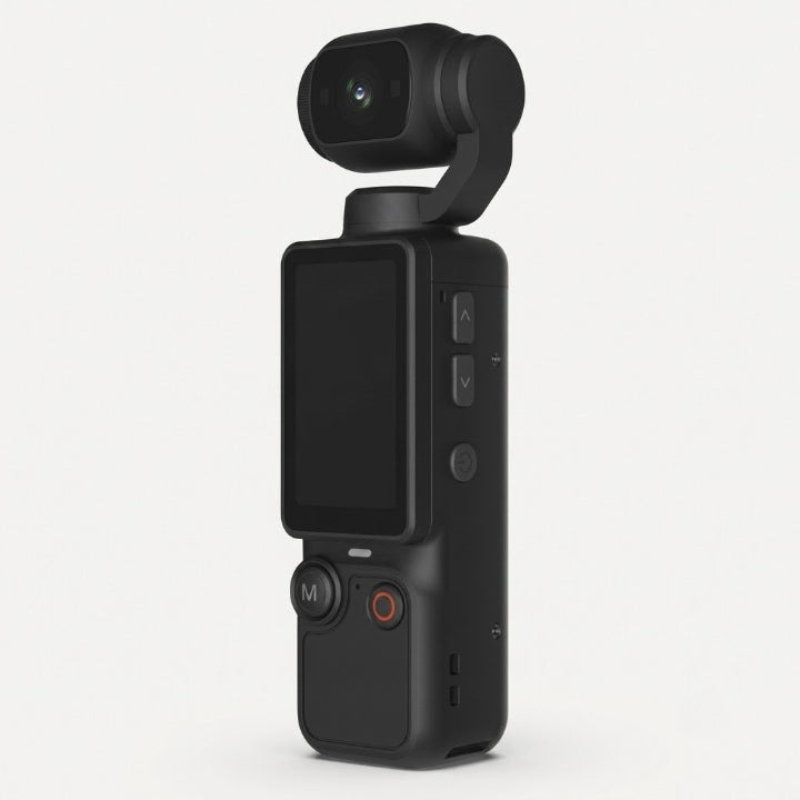 1080P Pocket Camera with Foldable Display and Touchscreen