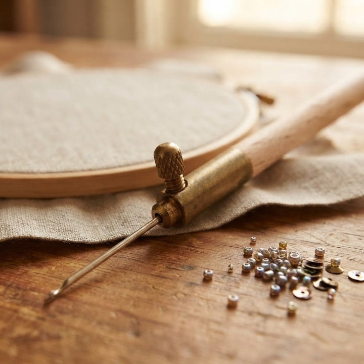 Tambour Embroidery Needle Set with Replaceable Needles