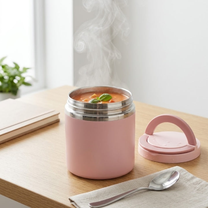 Stainless steel food thermos, leakproof, 630 ml or 1000 ml
