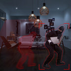 Mini surveillance camera with swivel arm – Wi-Fi and AI detection