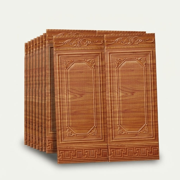 3D-Wandpaneele selbstklebend, wasserdicht, 10er-Set 70×90 cm, 4mm, ca. 6,3 m²