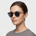 Round polycarbonate sunglasses with UV400 & polarization, 139 mm, retro design, 4 colors