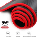 Extra Thick Yoga Mat 1 cm – Non-Slip, 183 × 61 cm, 4 Colors