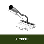 Weed Rake Carbon Steel with Pointed Tines