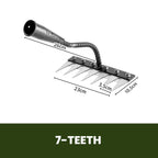 Weed Rake Carbon Steel with Pointed Tines