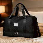 Gesteppte Reisetasche mit Schuhfach