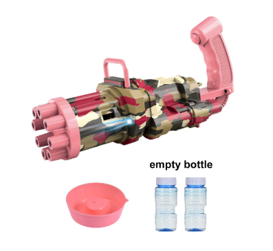 Bubble machine with various modes and colors