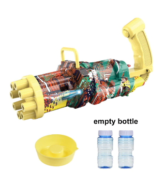 Bubble machine with various modes and colors