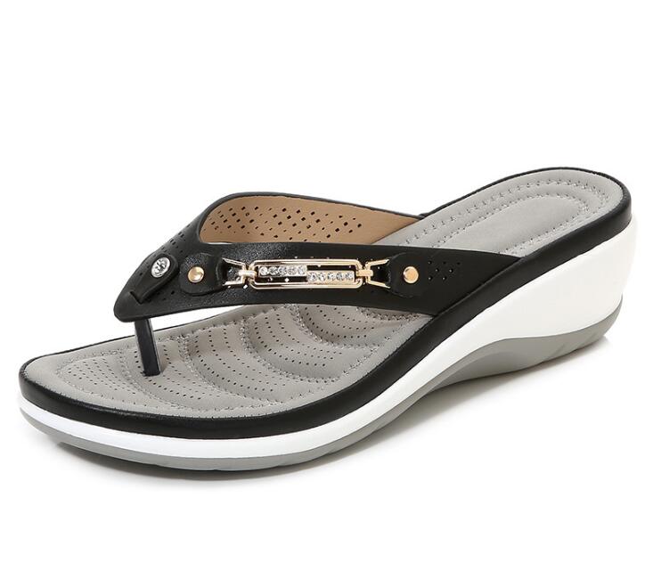 Women's sandals with heel strap