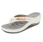 Women's sandals with heel strap