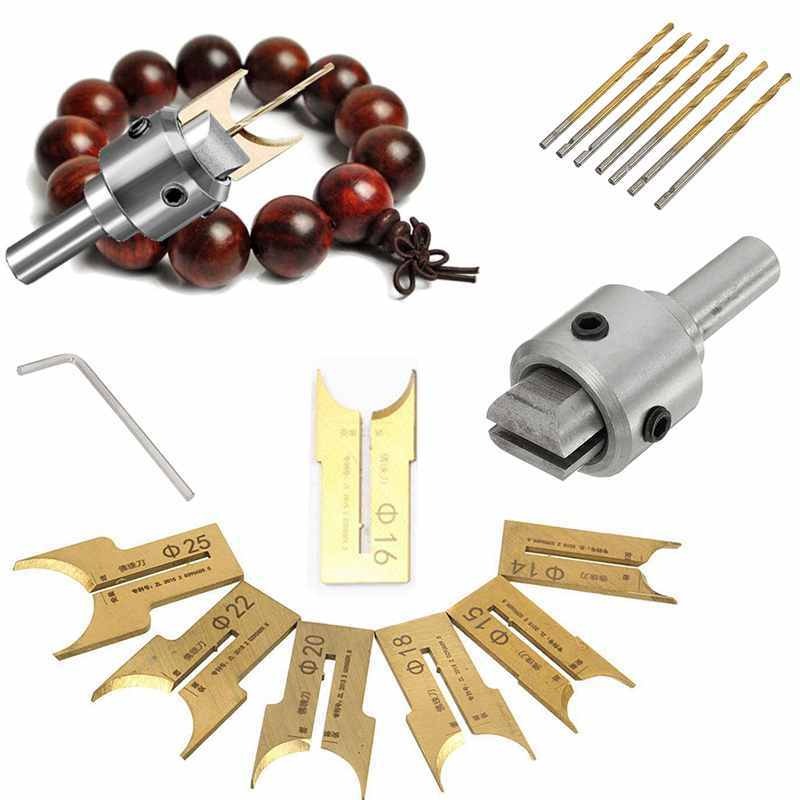 Perlenbohrer Set 7-teilig – Holzperlen schnitzen und bohren