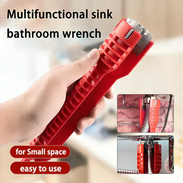 Multifunction Pipe Wrench – 8-in-1 Plumbing Tool