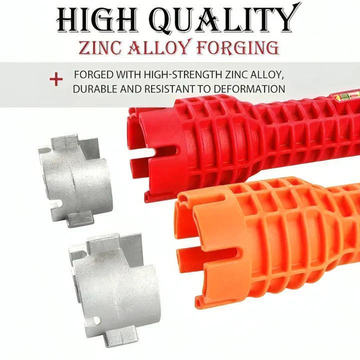 Multifunction Pipe Wrench – 8-in-1 Plumbing Tool