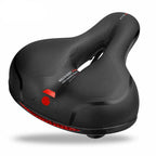 Ergonomischer Fahrradsattel mit Polsterung und Reflektorstreifen