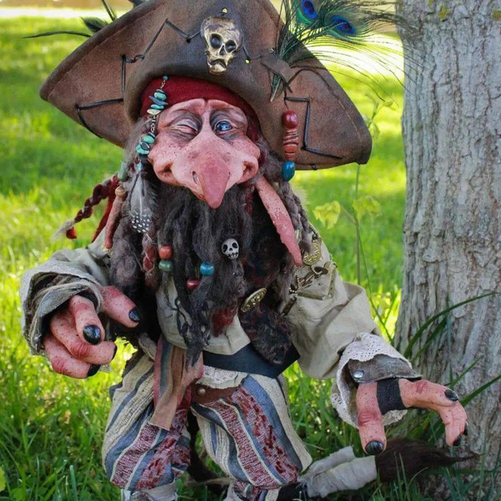 Charmante Gartenstatue aus Kunstharz für ein einladendes Ambiente 1